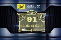 Biển số nhà nhôm đúc 02